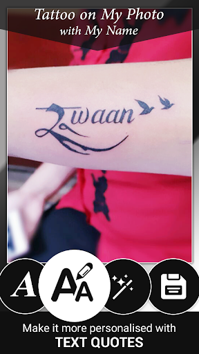 Tattoo Name On My Photo Editor 스크린샷 0