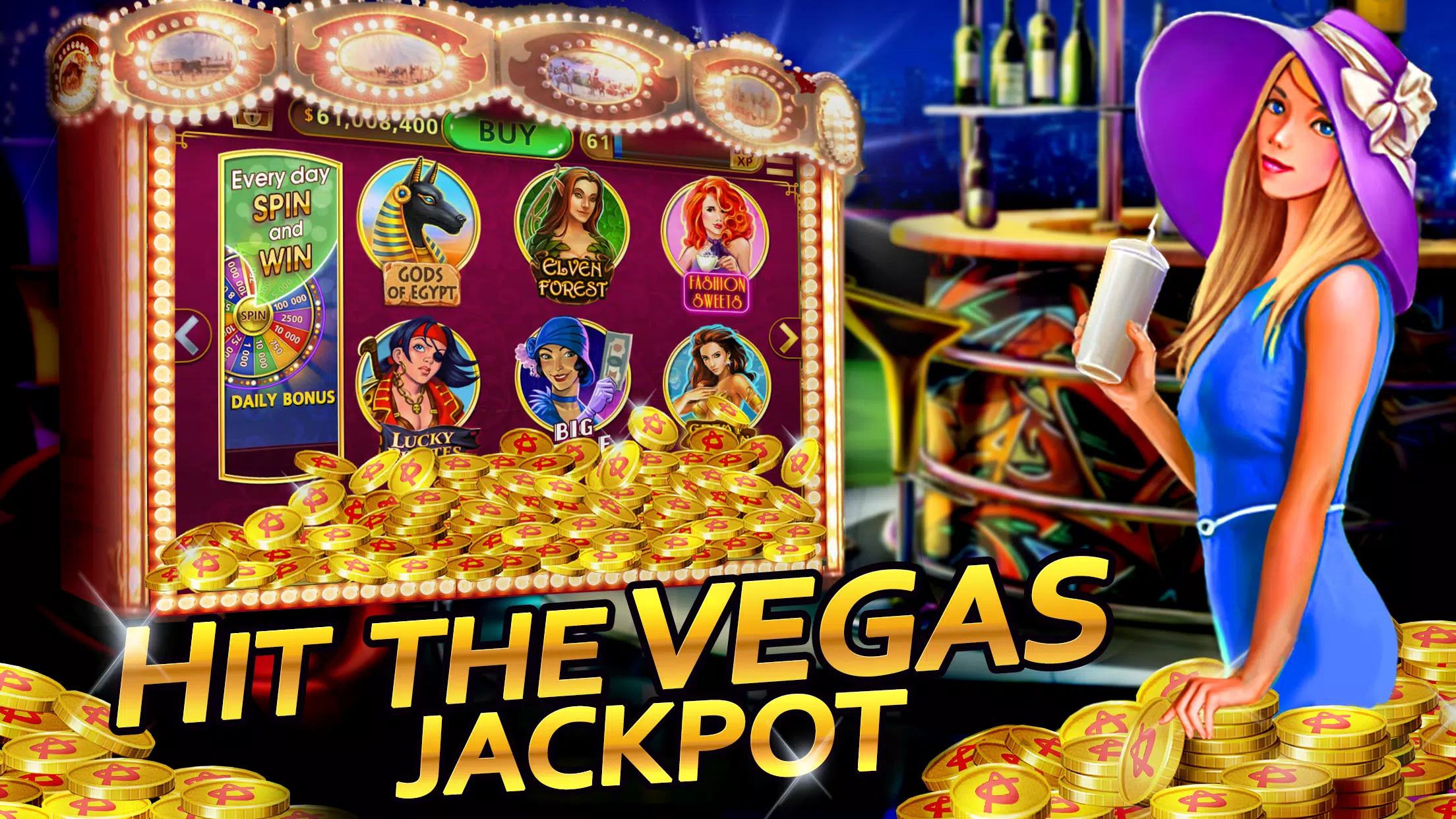 Vegas Casino - Slot Machines ဖန်သားပြင်ဓာတ်ပုံ 0