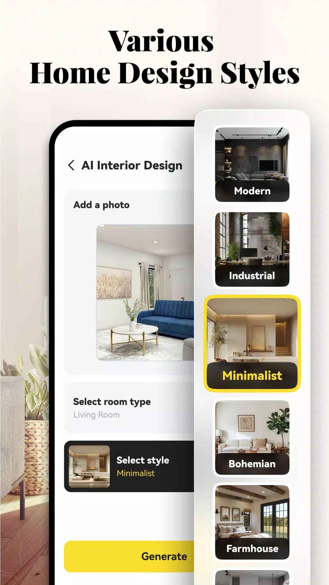 AI Home Design: Interior Decor应用截图第2张