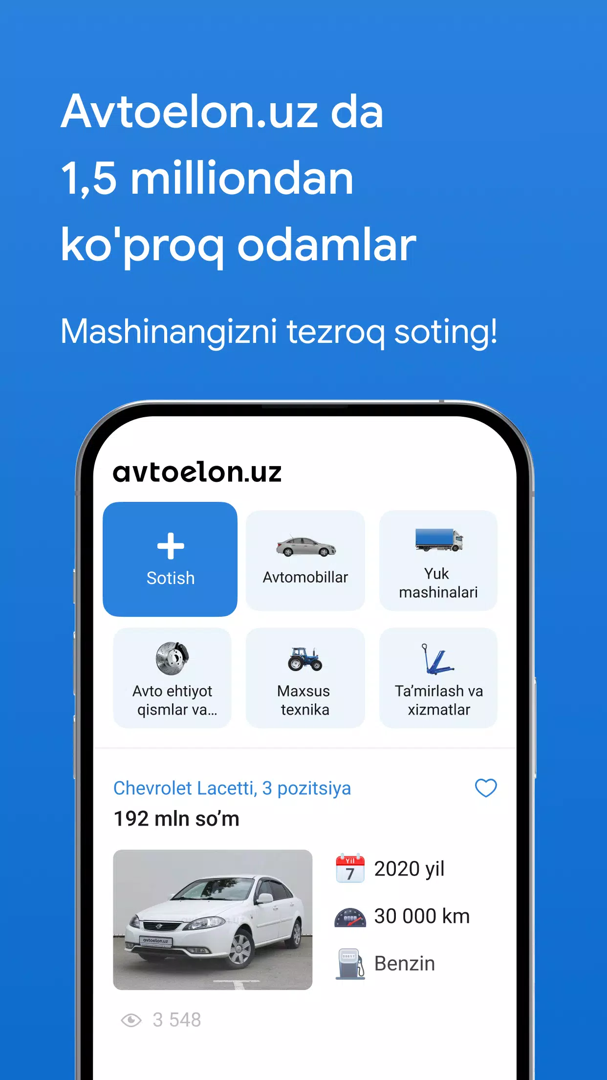 Screenshot Avtoelon.uz 1