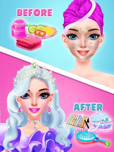 Pink Princess MakeUp Salon screenshot 1