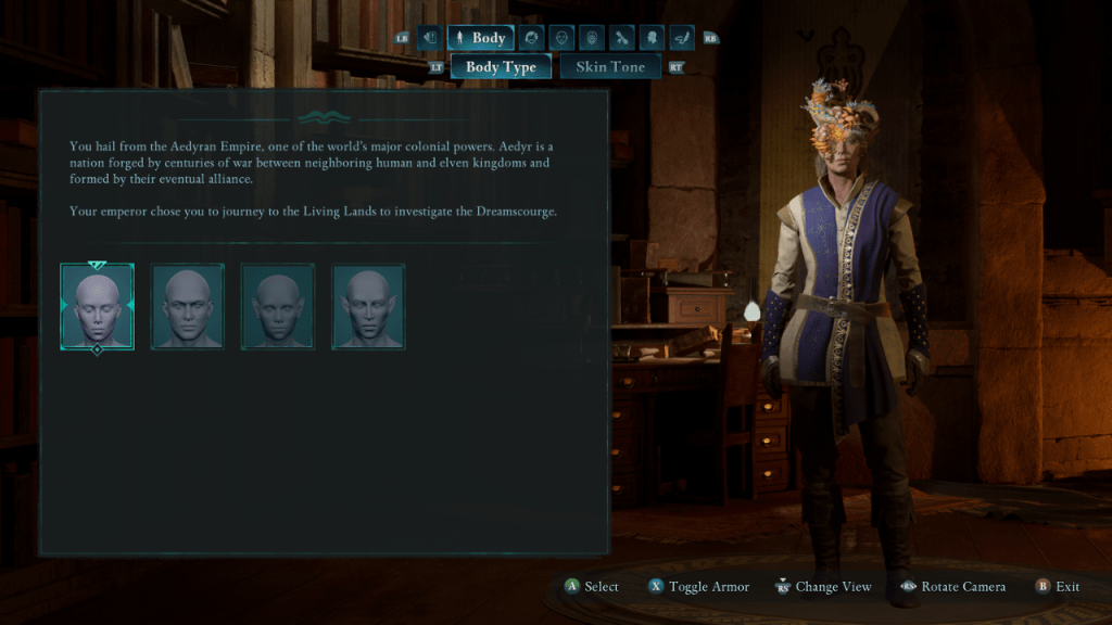 An image showing a godlike in Avowed as part of a guide to all the different races you can choose in the game.