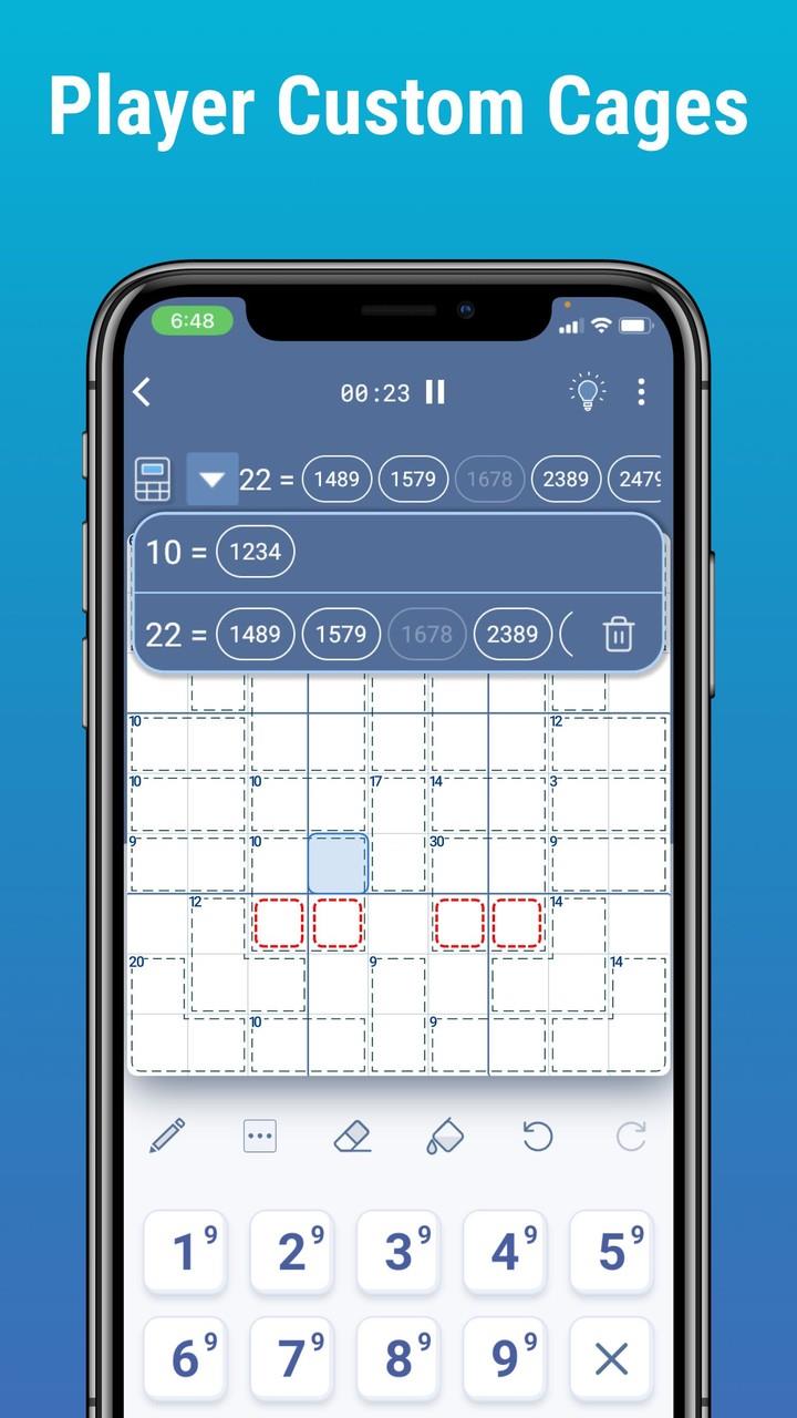 Killer Sudoku by Logic Wiz Screenshot 3