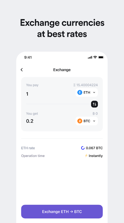 ภาพหน้าจอ SPACE iZ Wallet 0