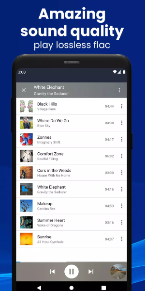 CloudBeats Cloud Music Player Captura de pantalla 2