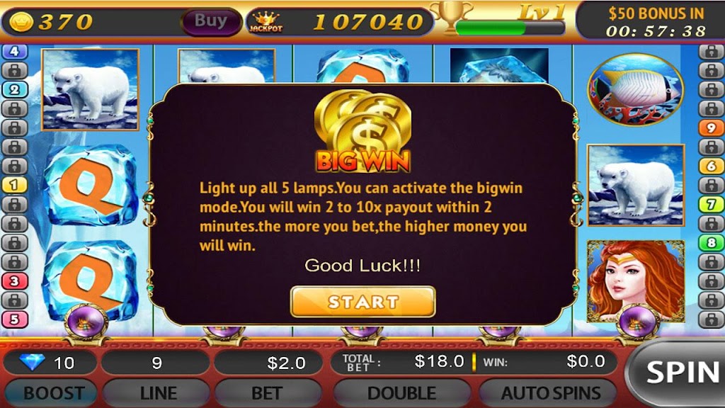 Slots Arctic:Free Slot Machine应用截图第3张