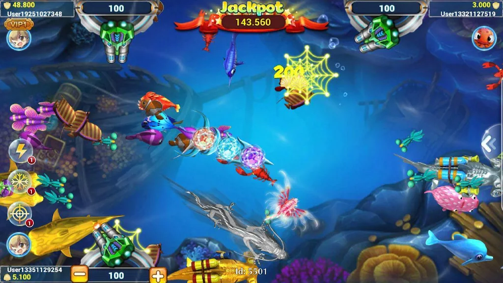 Thánh bắn cá ăn xu slots - bắn cá siêu thị应用截图第3张