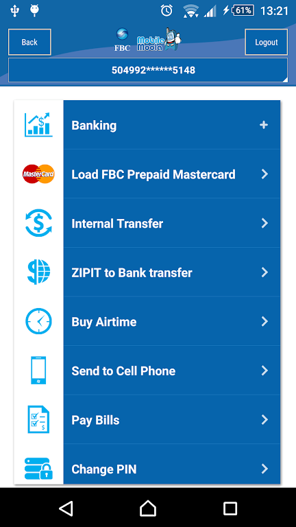 FBC Mobile Banking Скриншот 0