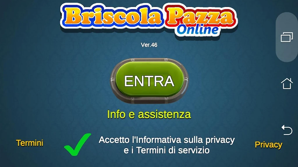 Screenshot Briscola Pazza OnLine 0