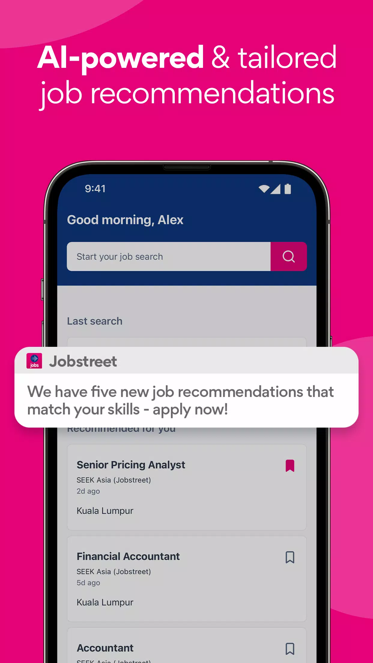 Jobstreet: Job Search & Career屏幕截圖3