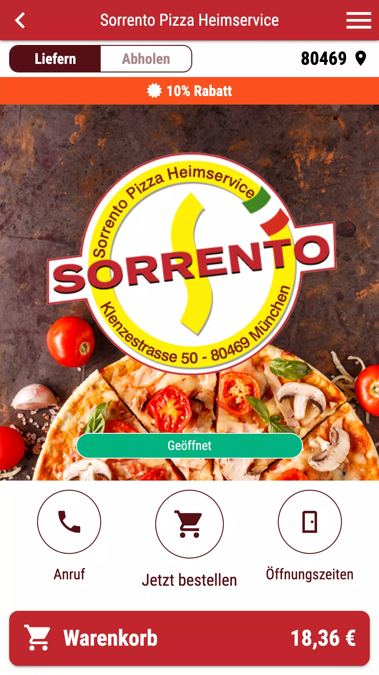 Sorrento Pizza Heimservice应用截图第0张