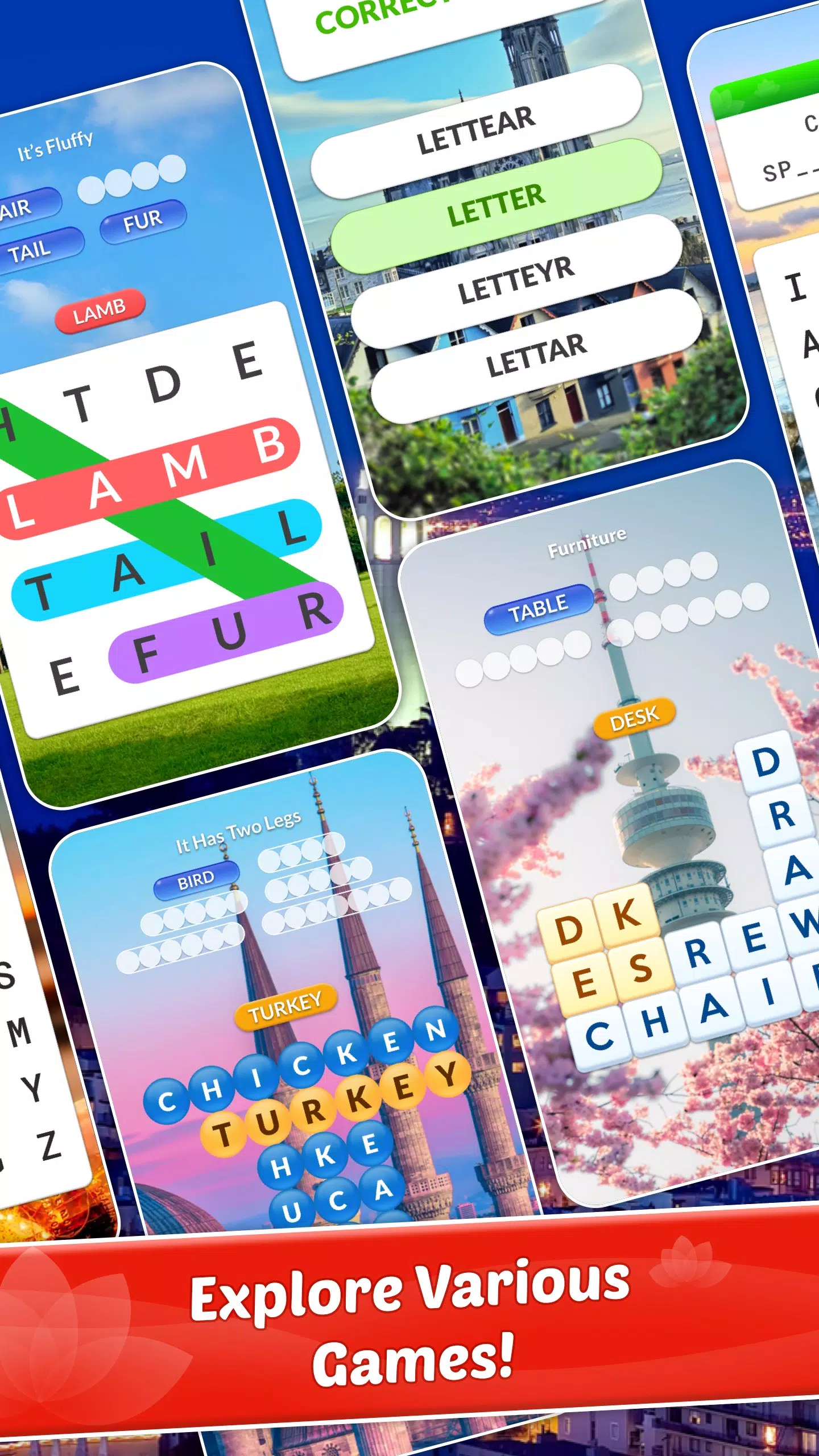 Word Town: Find Words & Crush! 스크린샷 3