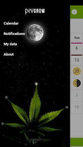 Marijuana Lunar Calendar Captura de pantalla 1