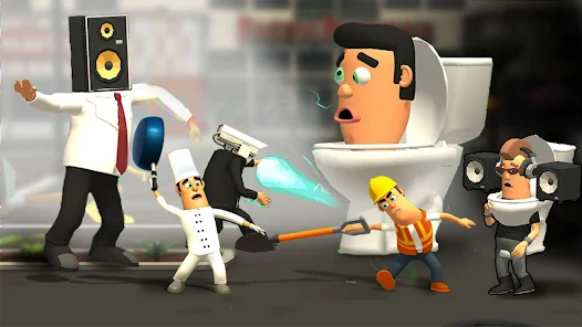 War job: Skbidi toilet Battle screenshot 1