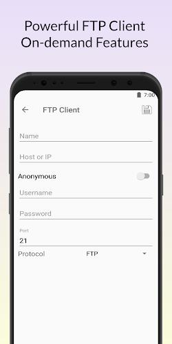 FTP Tool - FTP Server & Client スクリーンショット 1