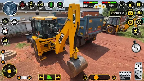 Snow Excavator Construction 3D screenshot 1