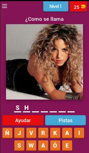 Adivina Cantantes Femeninas экрана 3