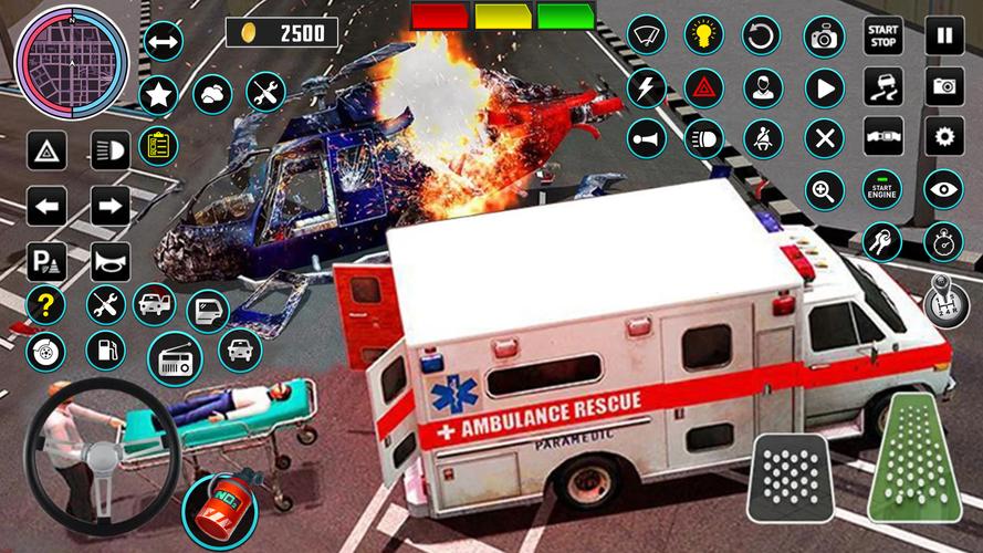 Heli Ambulance Simulator Game屏幕截圖3