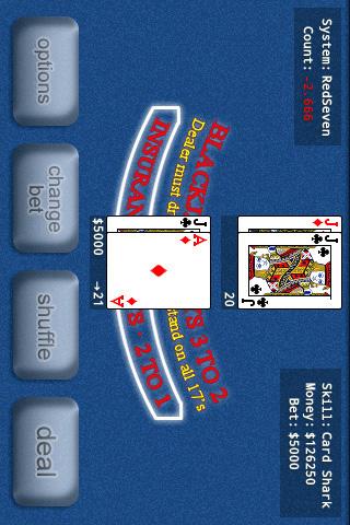 BlackJack Pro Free 스크린샷 1