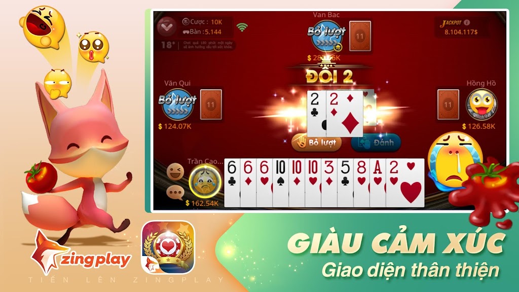 Tiến lên Miền Nam - Tiến Lên - ZingPlay屏幕截圖2