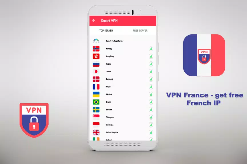 VPN Free - get free French IP Security  ⭐️⭐️⭐️⭐️⭐️屏幕截圖0