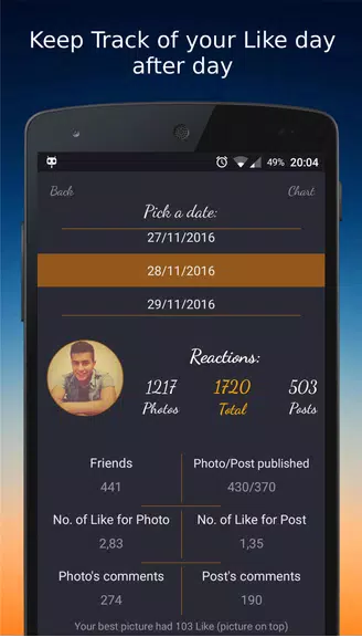 Likes/Followers/Liker Friends Profile for Facebook ảnh chụp màn hình 3