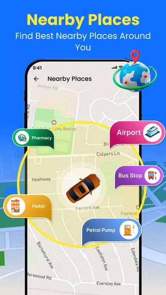 GPS Earth Maps Live Navigation Screenshot 2