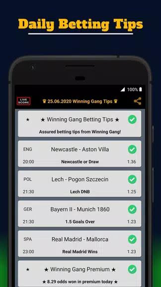 Winning Gang Betting Tips屏幕截圖0