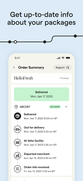 Veho - Manage your deliveries应用截图第2张