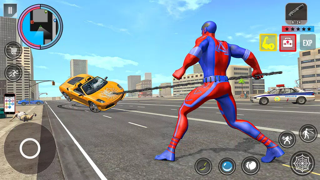 Spider Rope Action Game屏幕截圖2