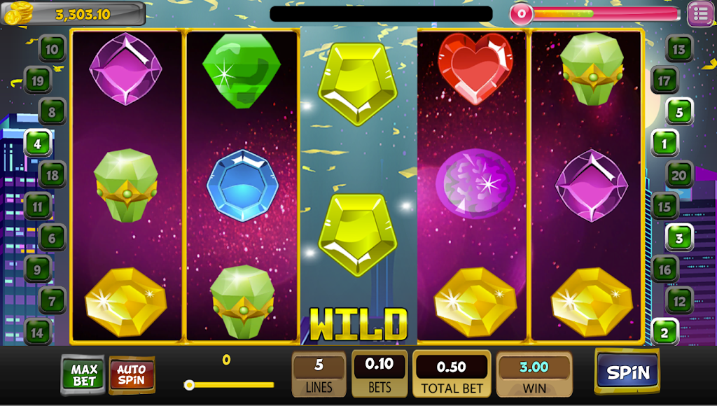 Classic Jewels Master Slot Machineスクリーンショット1