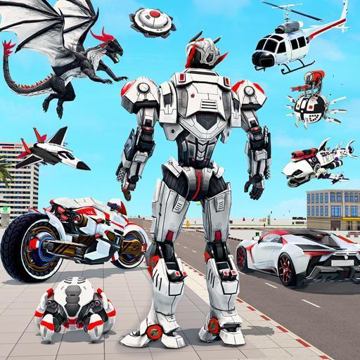 Bee Robot Car Transform Games screenshot 0