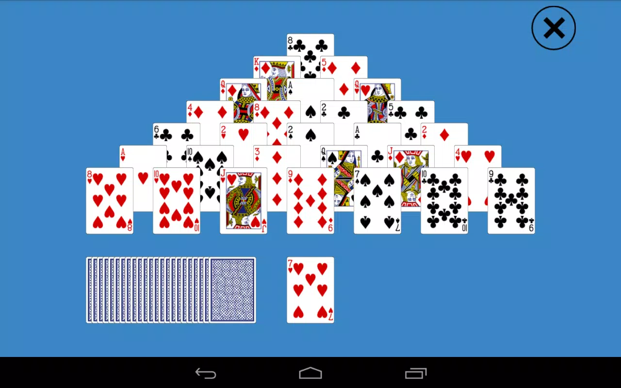 Classic Pyramid Solitaire экрана 3