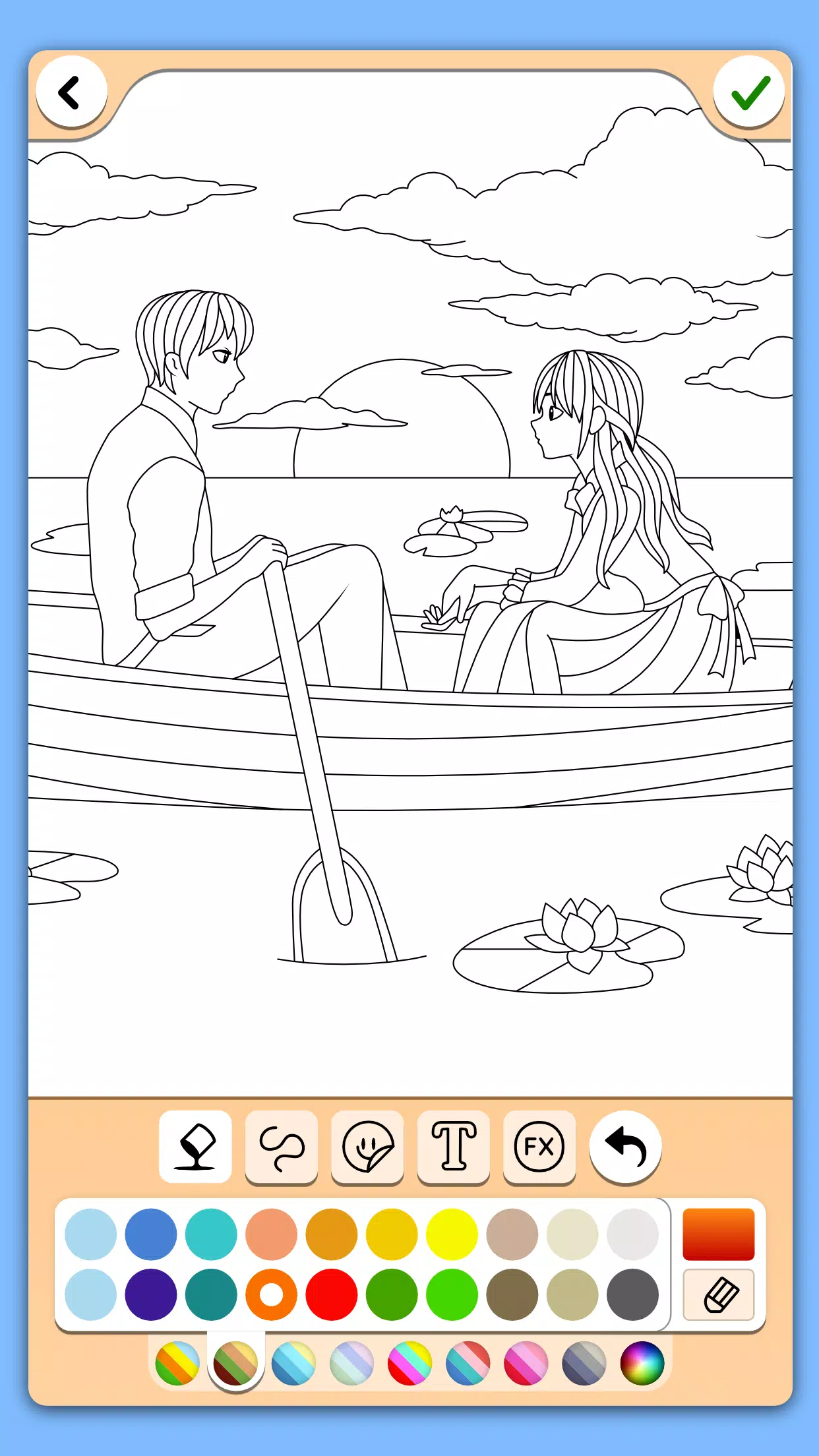 ภาพหน้าจอ Valentines love coloring book 3