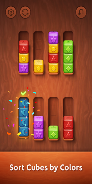 ภาพหน้าจอ Colorwood Sort Puzzle Game Mod 0