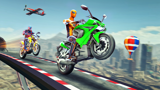 Super Hero Game - Bike Game 3D屏幕截圖1