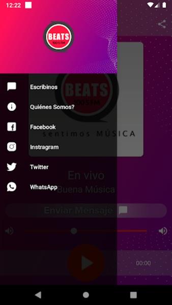 BEATS RADIO 100.5 FM captura de pantalla 0