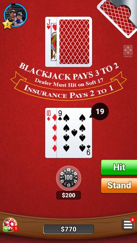 Blackjack 21屏幕截圖2