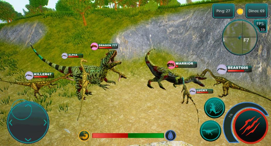 ภาพหน้าจอ The Cursed Dinosaur Isle 0