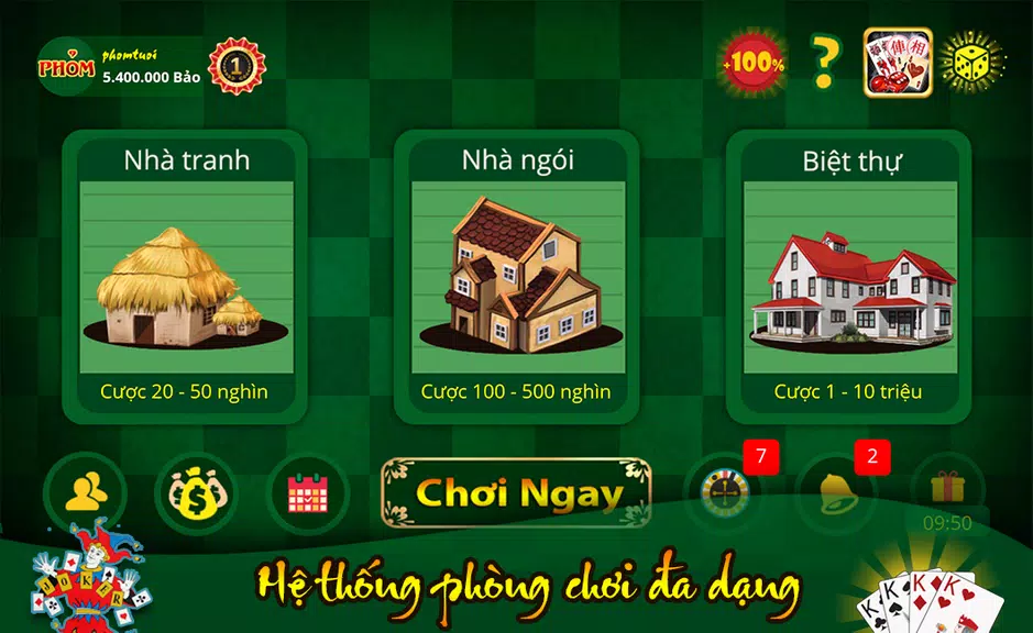Phỏm Tươi Tá Lả Phom Tuoi TaLa屏幕截圖0