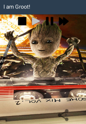 Screenshot I am Groot Button 0