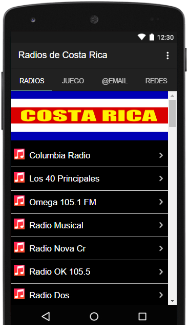 Radios Emisoras de Costa Rica FM AM en Vivo Gratisスクリーンショット0