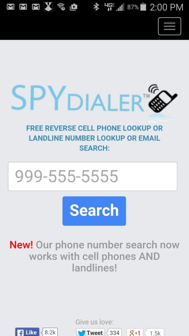 Schermata Spy Dialer 0