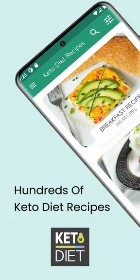 Keto Diet: Low Carb Recipes 스크린샷 0