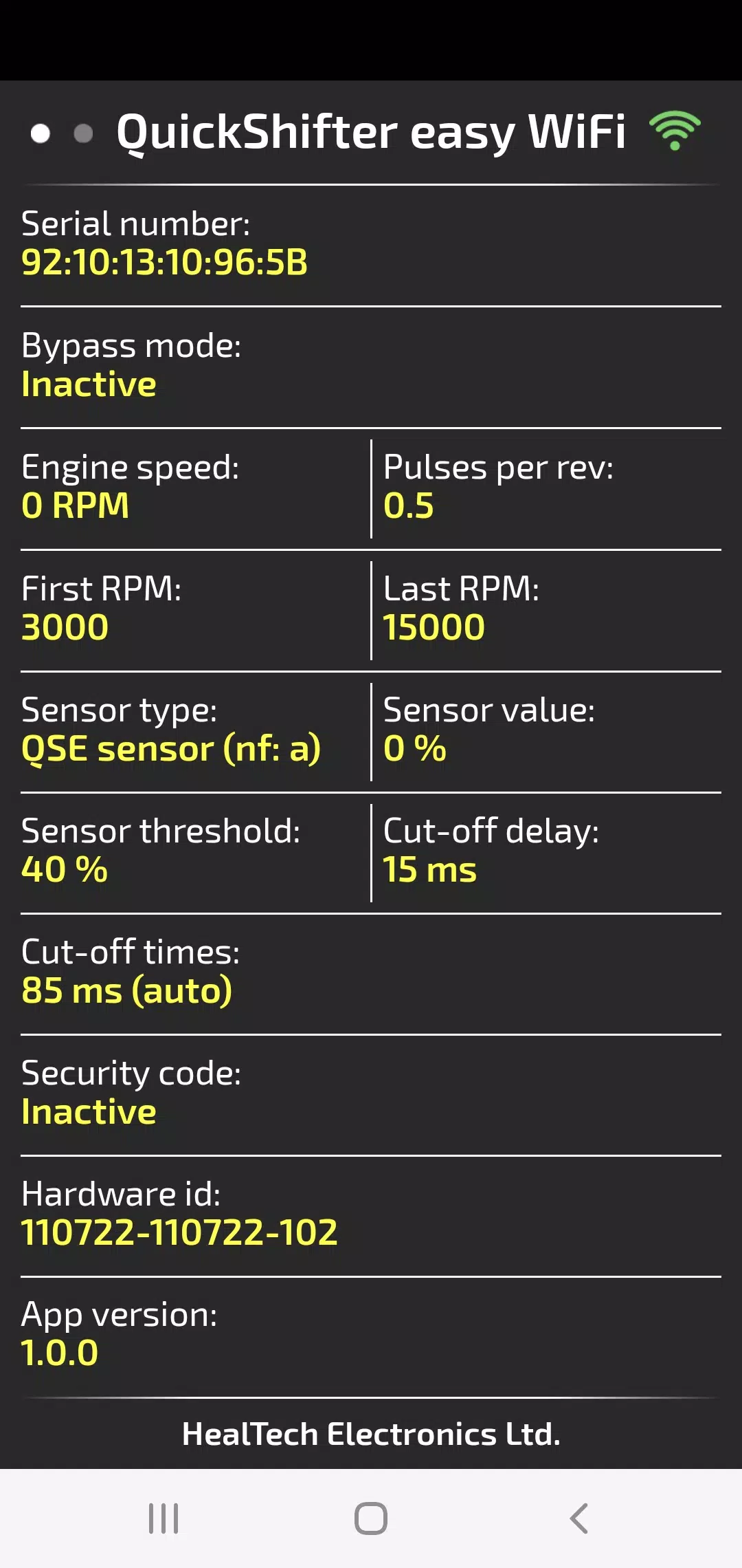 QuickShifter easy (iQSE-W) ကိုဖန်သားပြင်2