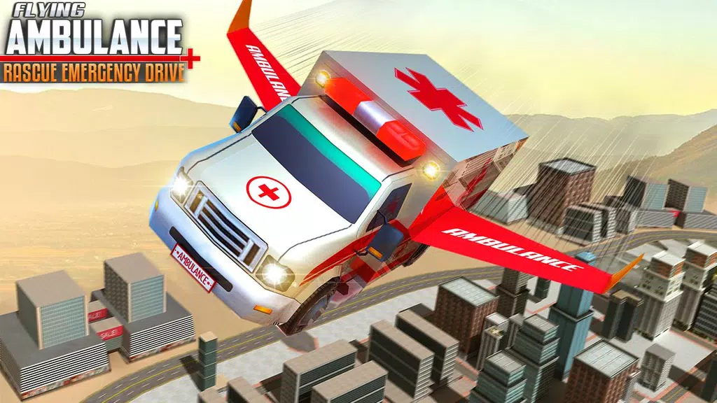 Flying Ambulance Rescue Drive屏幕截圖2