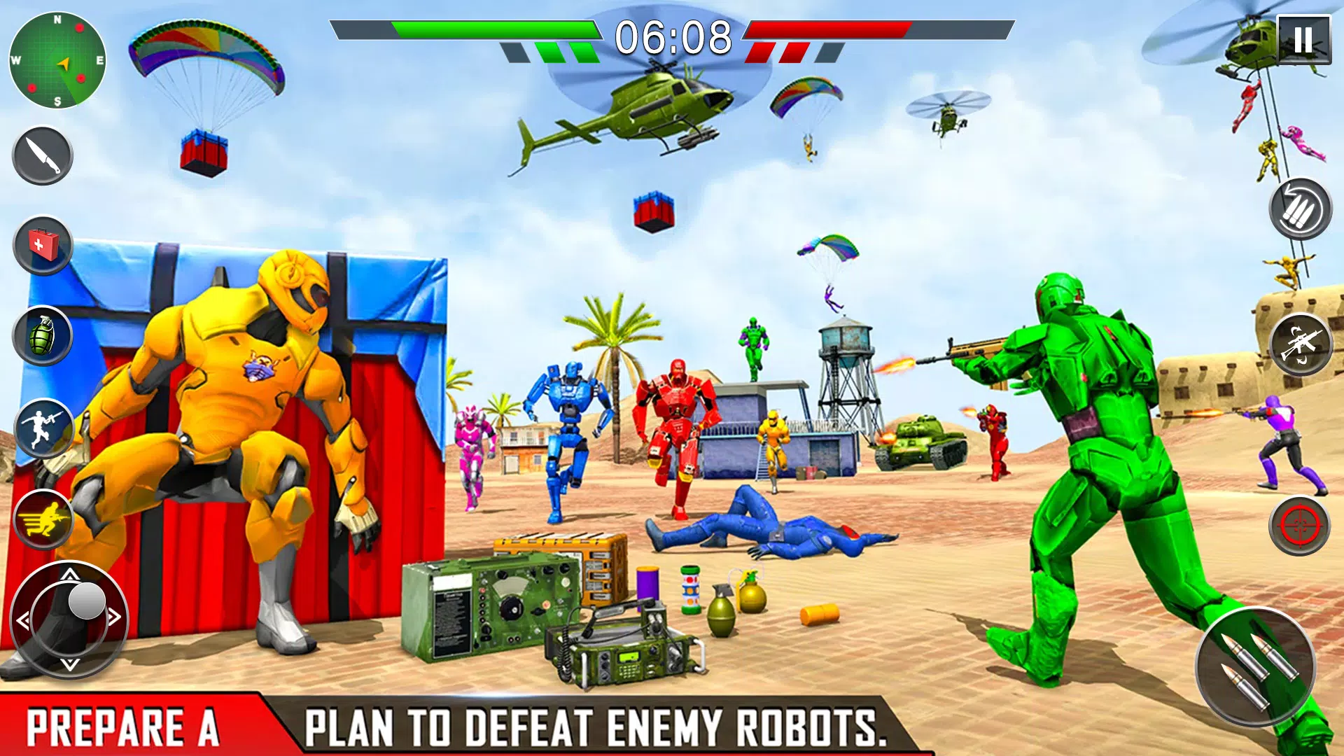 Robot Gun Battle: Offline FPS Schermafbeelding 3