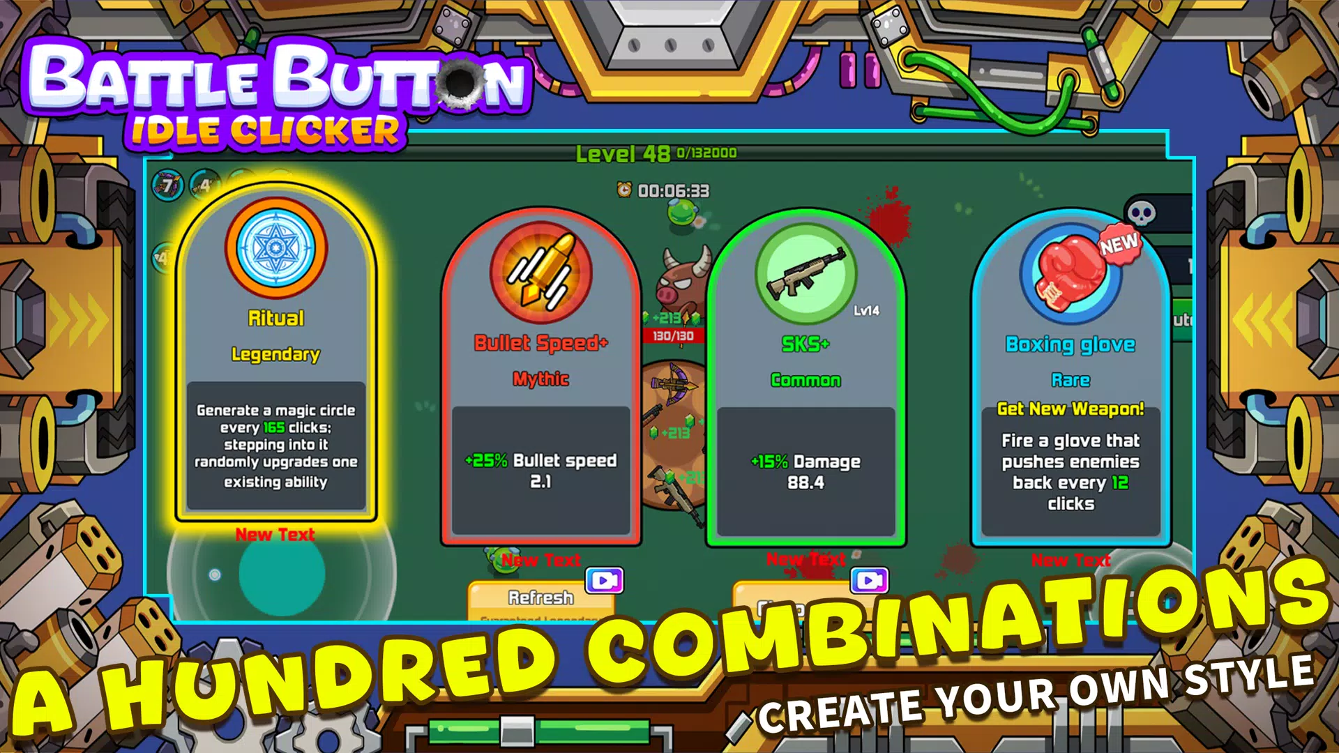 Battle Button - idle clicker Ảnh chụp màn hình 3