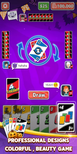 4 Colors Card Game屏幕截圖1