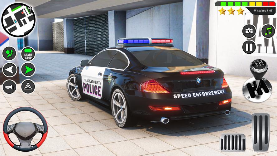 Super Police Car Parking 3D captura de pantalla 0